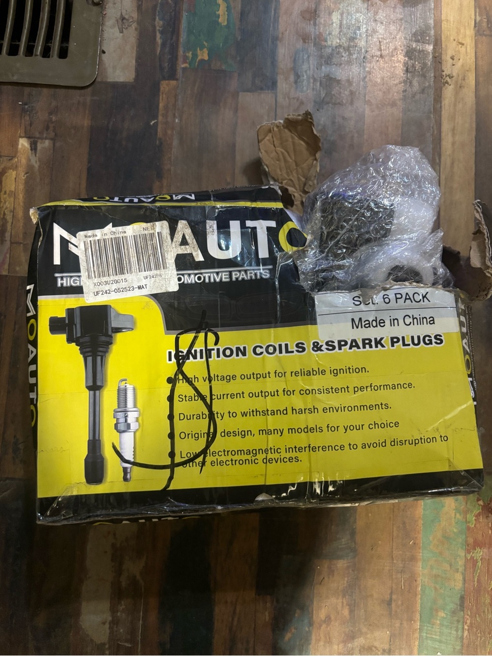 Car ignition coils box